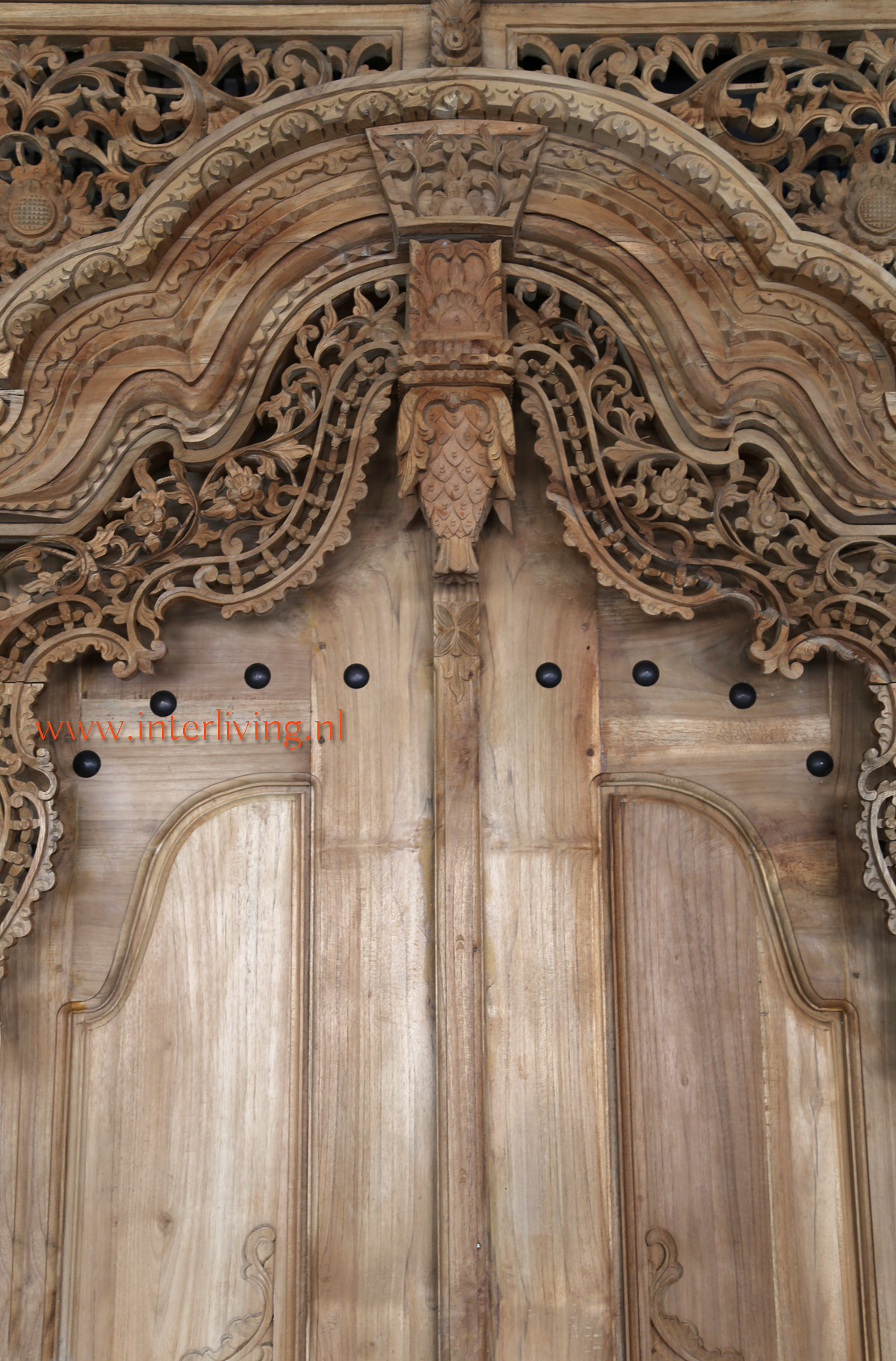 Slank Van hen Waakzaamheid Hoge oosterse houten poort * tempeldeur: decoratief handgemaakt 250 cm